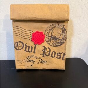Bioworld Harry Potter Owl Post Lunch Bag with Red Seal NWT